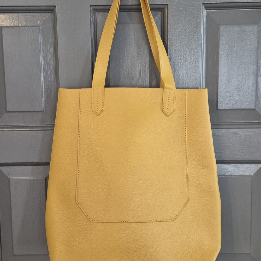 Saks Fifth Avenue Sunny Yellow Tote
